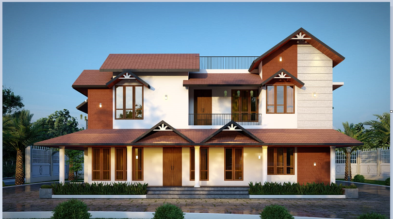 Terracotta Gable Residence by Fortify Builders & Developers