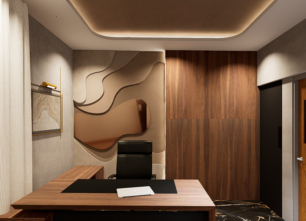 Executive Cabin Interior by Fortify Builders & Developers