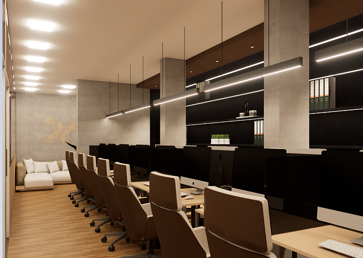 Corporate Office Interior by Fortify Builders & Developers